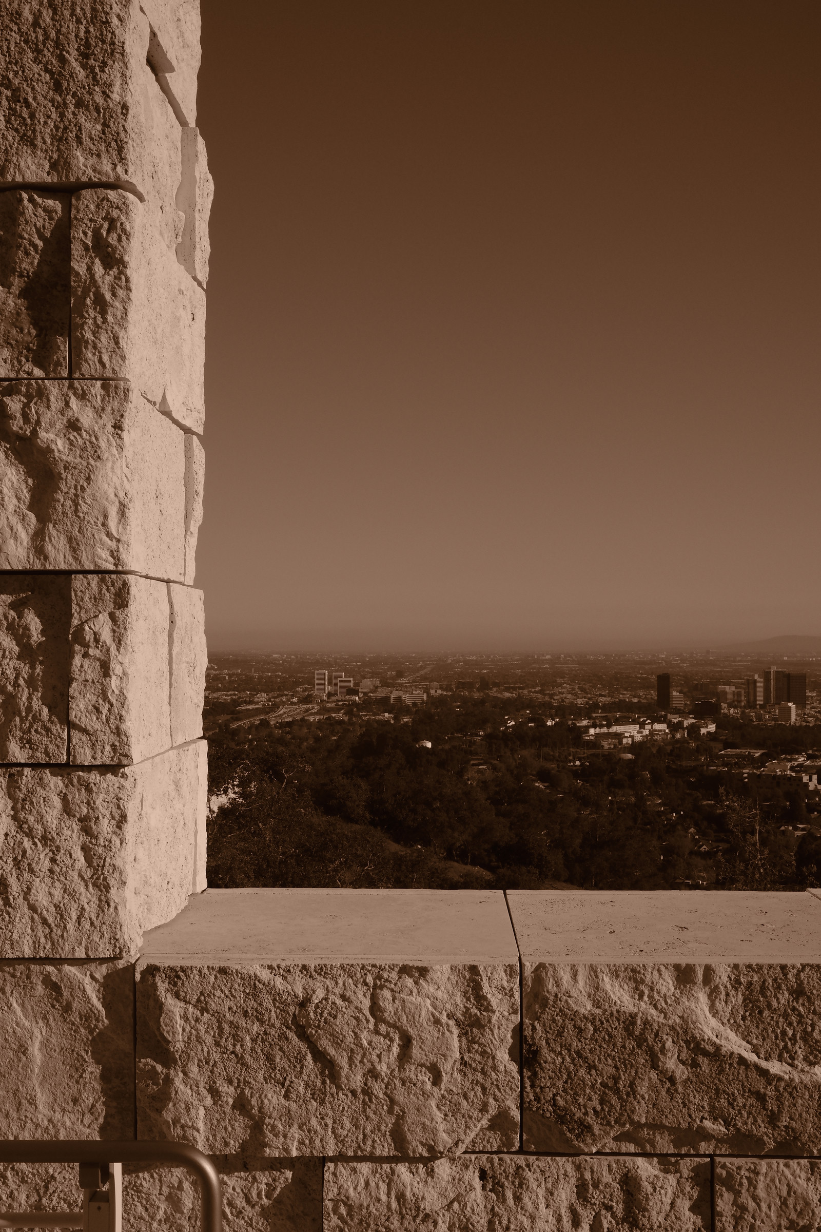 LA in Sepia